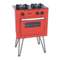 Fogão Portátil 2 Bocas Venax Mini Cook GLP Vermelho Fogão Portátil 2 Bocas Venax Mini Cook GLP Vermelho