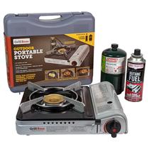 Fogão portátil Boss Dual Fuel Butano/Propano 12K BTU Fogão portátil Boss Dual Fuel Butano/Propano 12K BTU