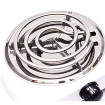 Fogão Portátil Elétrico 220v 2 Bocas Cozinha Viagem Mesa Churrasco Ar Livre Mala Maleta Camping - Fix