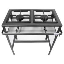 Fogão Profissional 2 Bocas Metal Brey a Gás FE -502