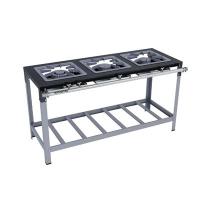 Fogao rw p5 30x30 c/ 03bocas - 2queim.duplos 01queim.simples - metalmaq