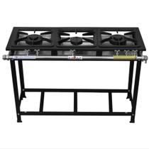 Fogão Serv Kenok 3 Bocas 1 Simples Baixa Pressão FBSE3B.806