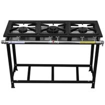 Fogão Serv Kenok 3 Bocas 2 Simples Baixa Pressão FBSE3B.807