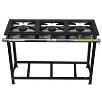 Fogão Serv Kenok 3 Bocas Simples Baixa Pressão FBSE3B.809