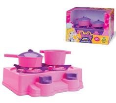 Fogãozinho Com 2 Panelas Casa Judy Brinquedo Infantil Menina - Samba Toys