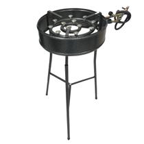 Fogareiro 2 Em 1 c/ Borda 34cm Tripé 60cm Preto 110.13 Papaléguas