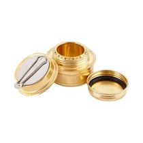 Fogareiro a Álcool De Latão Eficiente Com Regulador De Chama, Fogão De Acampamento Com Armazenamento