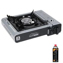 Fogareiro a Gás Atacama Acendimento Automático Cinza Cartucho Refil Butano Propano 227g 420ml Portátil Prático Fogareiro a Gás Atacama Acendimento Automático Cinza Cartucho Refil Butano Propano 227g 420ml Portátil Prático