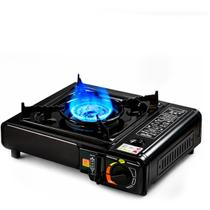 Fogareiro Camping Portátil com Ignição Automática e Controle de Chama