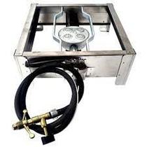 Fogareiro de alta pressão 1 boca inox . Fogareiro de alta pressão 1 boca inox .