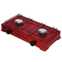 Fogareiro de baixa pressao 2 bocas camper luxo vinho Fogareiro de baixa pressao 2 bocas camper luxo vinho