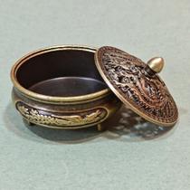 Fogareiro De Dedo Longfeng, Pequeno Incensário De Três Pernas, Bandeja De Pó Antiaderente, Queimador