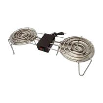 Fogareiro Duplo Elétrico - Esquentador de Marmita - 800w 220v Fogareiro Duplo Elétrico - Esquentador de Marmita - 800w 220v
