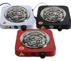 Fogareiro Elétrico 1 Boca 5 Temperaturas 1000w 110v Vermelho Fogareiro Elétrico 1 Boca 5 Temperaturas 1000w 110v Vermelho