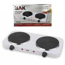Fogareiro Elétrico 220v Cooktop Indução 2000w 2 Bocas Bak BK-FCE702-220 Branco