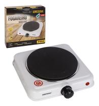 Fogareiro Elétrico Chapa Portátil Cozinha Camping Mesa Compacto Fogão Trailer Viagem