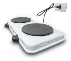 Fogareiro Elétrico Chapa Portátil Cozinha Camping Mesa Compacto Fogão Trailer Viagem