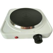 Fogareiro Eletrico Cooktop Camping 1 Boca Portatil de Mesa Branco 220V