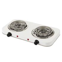 Fogareiro Elétrico Portátil 2 Bocas com 5 Níveis de Temperatura e 2000W