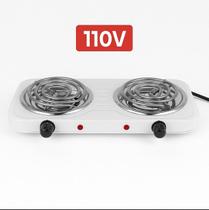 Fogareiro Elétrico Portátil Cooktop Camping 2 Bocas BAK 127V