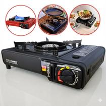 Fogareiro Elétrico Portátil Snel Camping Fogão Elétrico Compacto para Camping, Viagem, Acampamento, Cozinha Portátil, Uso Doméstico e Outdoor