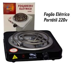 Fogareiro Elétrico Uma Boca Fogão Portátil de Mesa 127v 110V ou 220V 1000w - Relinx