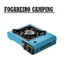 Fogareiro Fogão 1 Boca Portátil Camping Frontie Flex Nautika PRETO - BAK