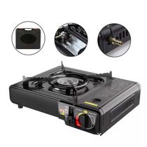 Fogareiro Fogão 1 Boca Portátil Camping Frontie Flex Preto