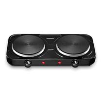 Fogareiro Fogão Elétrico 2000w Cooktop Panela 2 Bocas Disco