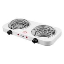 Fogareiro Fogão Eletrico Krab KBCE1002 / 2000W / 2 Bocas / 220V ~ 50Hz Branco