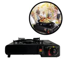 Fogareiro Fogão Portátil Camping Flex 1 Boca Mini Luxo Premium