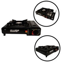 Fogareiro Gás Portátil 1 Boca com acoplador de gás e maleta