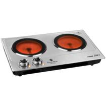 Fogareiro Infravermelho ElectroBras Prime Cook II EBVC-32 2.400 watts 110 V - Prata / Preto