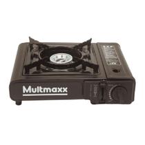 Fogareiro Portártil para Camping Desligamento Automático Multmaxx Preto Fogareiro Portártil para Camping Desligamento Automático Multmaxx Preto