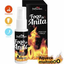 Fogo de Anita Gel Excitante Intenso Calor e Vibração Esquenta Muito