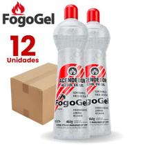 Fogogel Acendedor Para Queima Natural 500g - Kit Com 12 Unidades