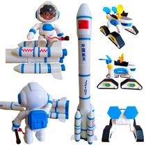 Foguete Astronauta Miniatura Decorativa Carrinho Espacial