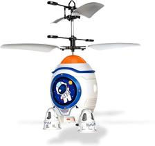 Foguete Infantil Com Sensor Luz Mini Recarregável