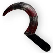 Foice Com Sangue Decoração Halloween Brinquedo