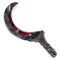 Foice Grande Com Sangue Acessório De Halloween Abrakadabra