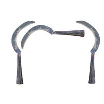 Foice Serra Com Dentes De Cortar Capim Pasto - 3 Un.