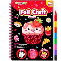 Foil Art Craft Activity FUNNYB&G FunnyBG para crianças de 4 a 9 anos Foil Art Craft Activity FUNNYB&G FunnyBG para crianças de 4 a 9 anos
