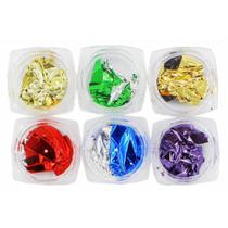 Foil colorido p/ encapsulamento de unhas art nail c/ 6 cores Foil colorido p/ encapsulamento de unhas art nail c/ 6 cores