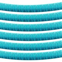 Foil Fringe Garland Metallic Tinsel Streamers, 10 pés, pacote com 6 Foil Fringe Garland Metallic Tinsel Streamers, 10 pés, pacote com 6