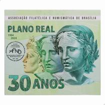 Folder Encarte Cédula 30 Anos Associação de Brasília