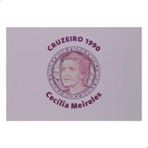 Folder Encarte para Cédula de 100 Cruzeiros 1990 Cecília Meireles