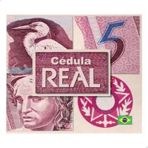 Folder Encarte para Cédula de 5 Reais Descritivo