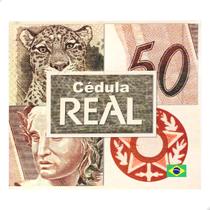 Folder Encarte para Cédula de 50 Reais Descritivo