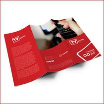 FOLDERS E MALA DIRETA COUCHÊ115G 2DOBRAS 4x4 30x20cmMilheiro