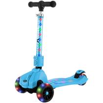 Folding Kick Scooter Hover-1 Ziggy para crianças de 5 anos ou mais, azul